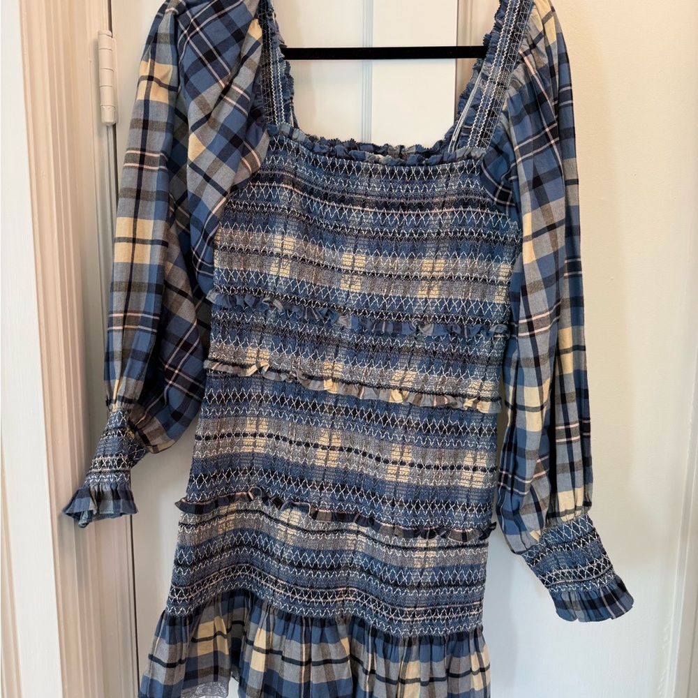 LoveShackFancy plaid dress